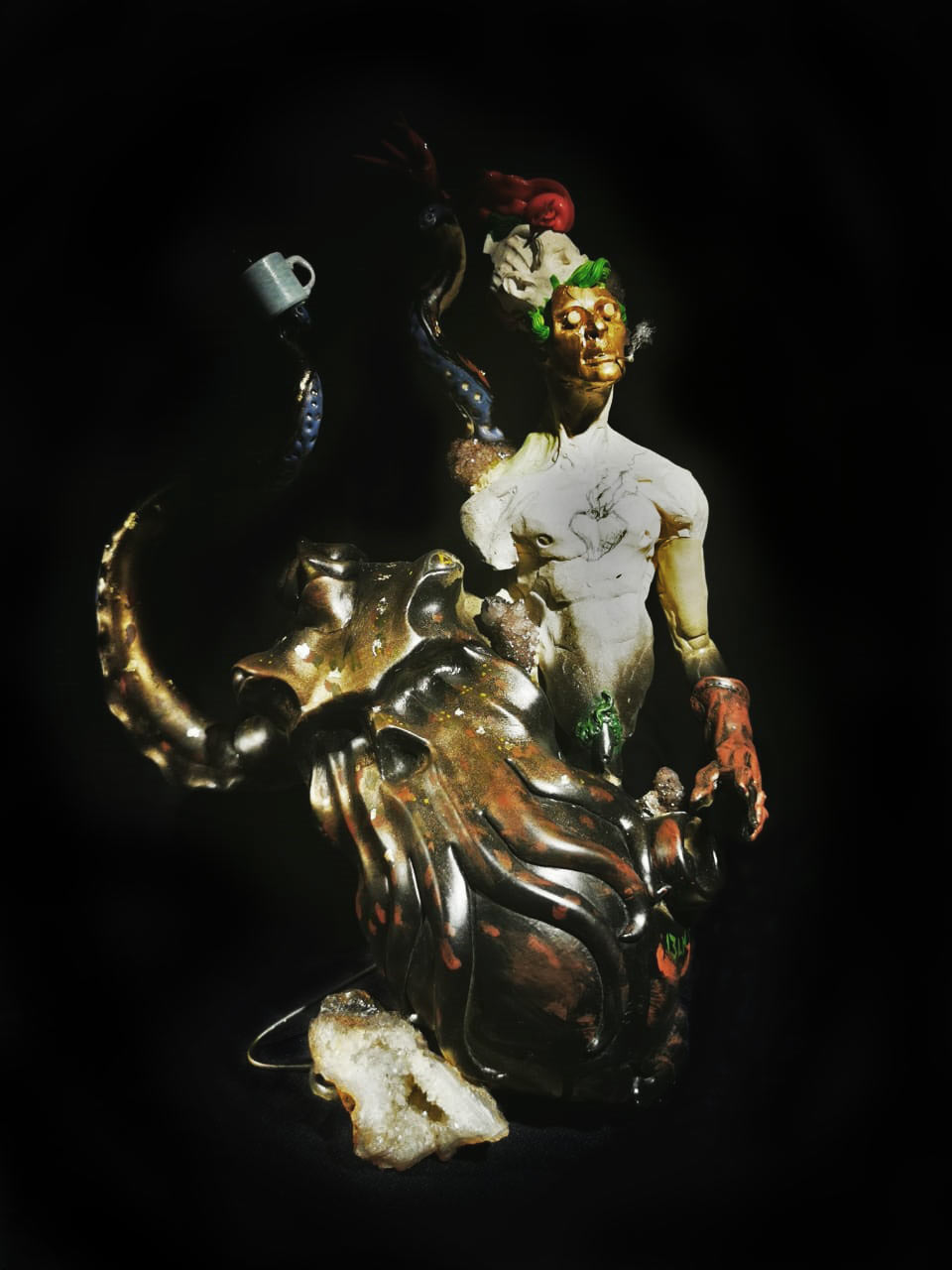 13-Lucky-Monkey-Immerse-Scuplture-resin,-metal-wire,-plastic,-crystals-2019-Modeka-Art-Creative-Space